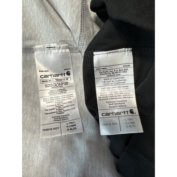 Carhartt Lot of 2 Force Relaxed Fit Pocket T-Shirts Size L Tall - Picture 11 of 13